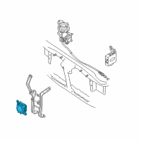 OEM 2003 Infiniti Q45 Cruise Control Distance Sensor Diagram - 28437-AR220