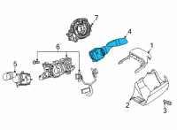 OEM 2022 Toyota Corolla Cross Wiper Switch Diagram - 84652-0R100