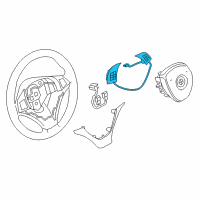 OEM 2017 BMW X4 Sport Multifunct Steering Wheel Switch Diagram - 61-31-9-270-261