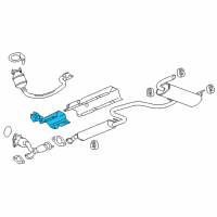 OEM Pontiac G6 Shield Asm-Exhaust Heat (At Dash Panel) Diagram - 25866503