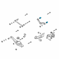 OEM 2019 Kia Niro Bush-Pillow Ball, Rear Diagram - 55130G2000