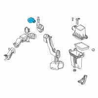 OEM 2020 Toyota Prius Upper Resonator Diagram - 17893-37130