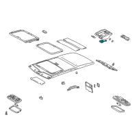 OEM 1998 Toyota 4Runner Relay & Switch Assy, Sliding Roof Diagram - 85920-35010-B0