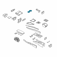 OEM 2019 BMW X6 Rubber Insert, Drink Holder Diagram - 51-16-9-148-537