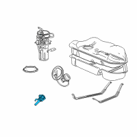 OEM 2003 Mercury Sable Filler Pipe Diagram - YF1Z-9034-AFFV