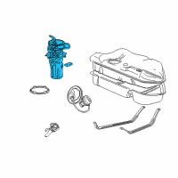 OEM 2007 Ford Taurus Sending Unit Diagram - 6F1Z-9275-A