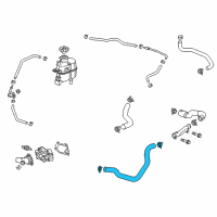 OEM 2014 Chevrolet Spark Lower Hose Diagram - 95087746