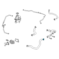 OEM 2015 Chevrolet Spark Lower Hose Clamp Diagram - 94530087