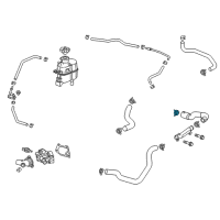 OEM 2022 Chevrolet Spark Inlet Pipe Clamp Diagram - 94530093