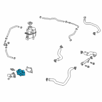 OEM 2014 Chevrolet Spark Water Outlet Diagram - 25188413