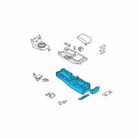 OEM 2005 Infiniti G35 Body - Console Diagram - 96911-AC50C