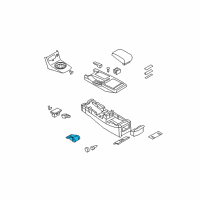 OEM 2007 Infiniti G35 Holder - Assembly Cup Diagram - 68430-AC80C