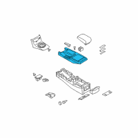 OEM Infiniti G35 Console-Rear Mt Diagram - 96950-AC570