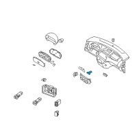 OEM 2012 Hyundai Elantra Switch Assembly-Hazard Diagram - 93790-2L000-4X