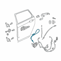 OEM Cadillac XT4 Control Cable Diagram - 23274515