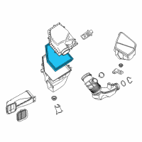 OEM 2019 BMW X3 Air Filter Element Diagram - 13-71-8-577-171