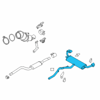 OEM 2018 BMW X5 Rear Exhaust Flap Muffler Diagram - 18-30-8-635-782