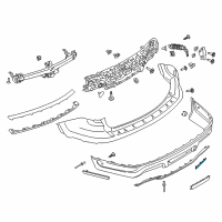 OEM 2019 Ford Explorer Reflector Diagram - FB5Z-15A449-C