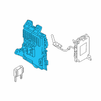 OEM 2020 Hyundai Elantra Instrument Panel Junction Box Assembly Diagram - 91950-F2340