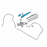 OEM Toyota C-HR Rear Arm Diagram - 85241-F4020