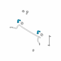 OEM 2008 Kia Rondo Bracket-Rear STABILIZE Diagram - 555142G000