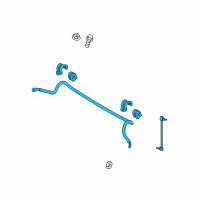 OEM Hyundai Bar Assembly-Front Stabilizer Diagram - 54810-1R100