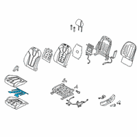 OEM Hyundai Veloster Heater-Front Seat Cushion Diagram - 88190-J3050