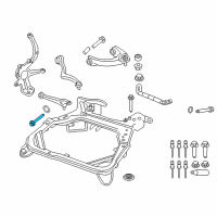 OEM Mercury Front Lower Control Arm Bolt Diagram - -W712840-S439