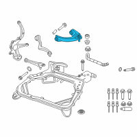 OEM 2010 Mercury Milan Upper Control Arm Diagram - AE5Z-3085-A