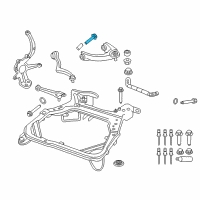 OEM Mercury Upper Control Arm Bolt Diagram - -W302468-S300