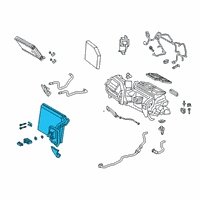 OEM 2022 Toyota GR Supra Evaporator Assembly Diagram - 88501-WAA01