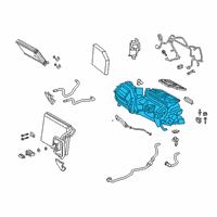 OEM 2021 Toyota GR Supra Evaporator Case Diagram - 87010-WAA01