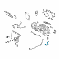 OEM 2020 Toyota GR Supra Heater Hose Diagram - 87245-WAA01