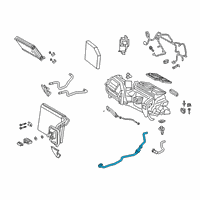 OEM 2020 Toyota GR Supra Heater Hose Diagram - 87245-WAA03