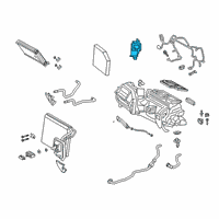 OEM 2022 Toyota GR Supra Blower Motor Diagram - 87103-WAA01