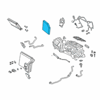 OEM 2022 Toyota GR Supra Cabin Air Filter Diagram - 87139-WAA01