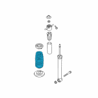 OEM Hyundai Elantra GT Spring-Rear Diagram - 55350-G3DB0