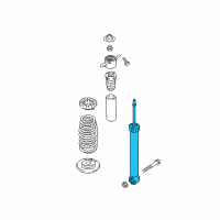 OEM 2020 Hyundai Elantra GT Rear Shock Absorber Assembly Diagram - 55310-G3NB0