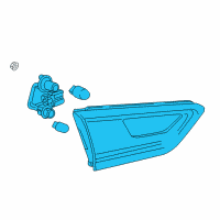 OEM 2019 Chevrolet Malibu Back Up Lamp Assembly Diagram - 84130997