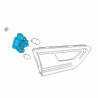 OEM 2016 Chevrolet Malibu Socket & Wire Diagram - 23338661