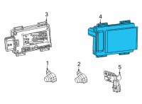 OEM 2022 Jeep Grand Wagoneer RADAR Diagram - 68440586AJ