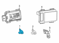 OEM Jeep Grand Cherokee L MODULE-PARK ASSIST Diagram - 6PG86TZZAA