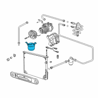 OEM 1999 BMW 323is Drying Container Diagram - 64-53-8-375-754