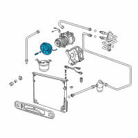 OEM 1998 BMW Z3 Magnetic Clutch Diagram - 64-52-8-363-121