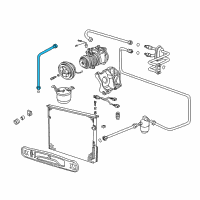 OEM 2002 BMW Z3 Pressure Hose, Compressor-Condenser Diagram - 64-53-2-229-846