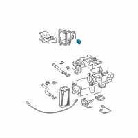 OEM 1995 Toyota Tacoma Resistor Diagram - 87138-35040