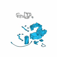 OEM 2002 Toyota Tacoma Heater Assembly Diagram - 87150-04060