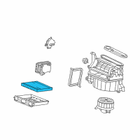 OEM Honda Pilot Element, Filter Diagram - 80292-TZ3-A41