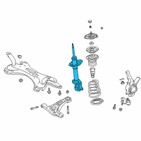 OEM 2003 Toyota Prius Strut Diagram - 48510-49225