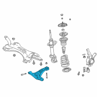 OEM Toyota Prius Lower Control Arm Diagram - 48068-47021